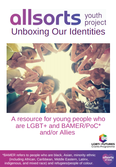 A resource for young people who are LGBTQ+ and BAMER/PoC* and/or Allies